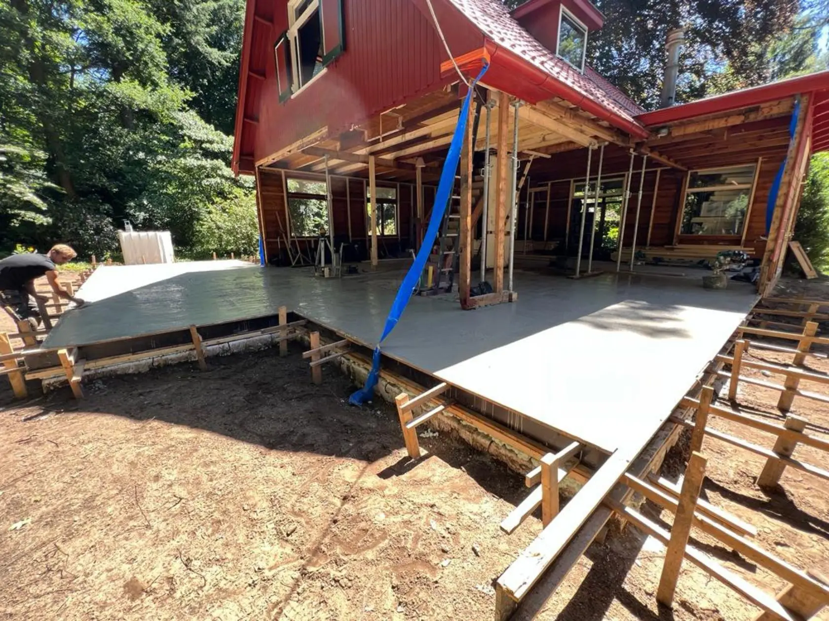 Woningrenovatie Putten fundering