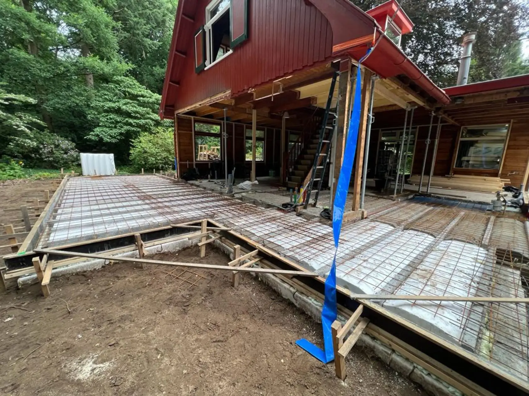 Woningrenovatie Putten fundering