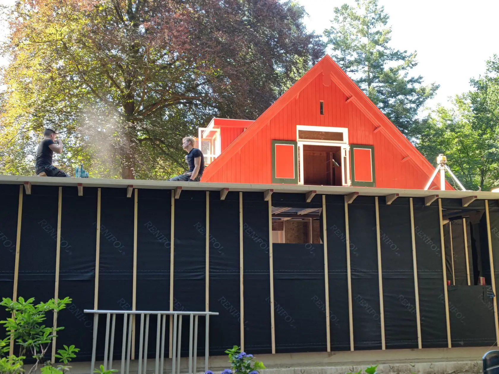 Woningrenovatie Putten aanbouw